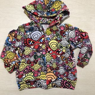 ヒステリックミニ(HYSTERIC MINI)のヒスミニ旧キラミニパーカー90(Tシャツ/カットソー)