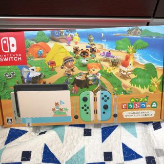 ニンテンドースイッチ(Nintendo Switch)のNintendoswitch　あつまれどうぶつの森セット(家庭用ゲーム機本体)