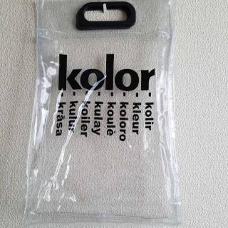 カラー(kolor)のkolor pvcバック(トートバッグ)