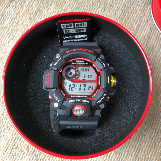 新品・送料込 G-SHOCK GW-9400NFST-1AJR 緊急消防援助隊