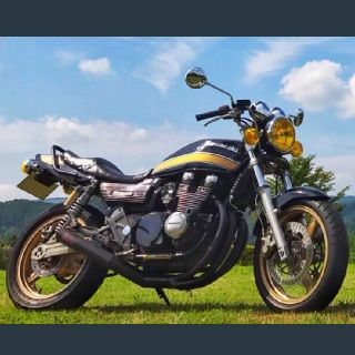 ゼファー400 アルフィン Z2型 エンブレム付 サイドカバー-