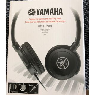 ヤマハ(ヤマハ)のYAMAHA HPH-100B ヘッドホン（6.3mm変換アダプターなし）(ヘッドフォン/イヤフォン)