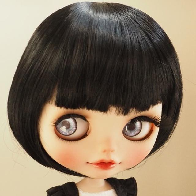 おまとめ⭐ウィッグ おかっぱボブ ブラック 10インチ/ドール Blytheの通販 by 人形館ザザ｜ラクマ