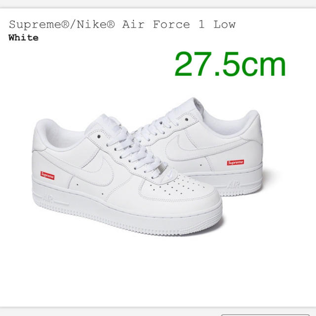 27.5cm Supreme/NIKE Are Force 1 Low