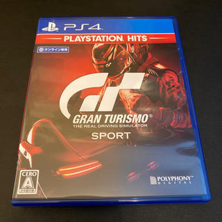 プレイステーション4(PlayStation4)の【美品】PS4 GRAN TURISMO SPORT(家庭用ゲームソフト)