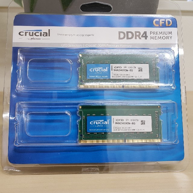 DDR4　8GBメモリー　2個セット