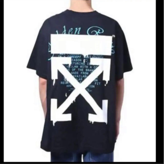 新品20SS OFF-WHITE ドリッピング アロー オーバーTシャツ XXS