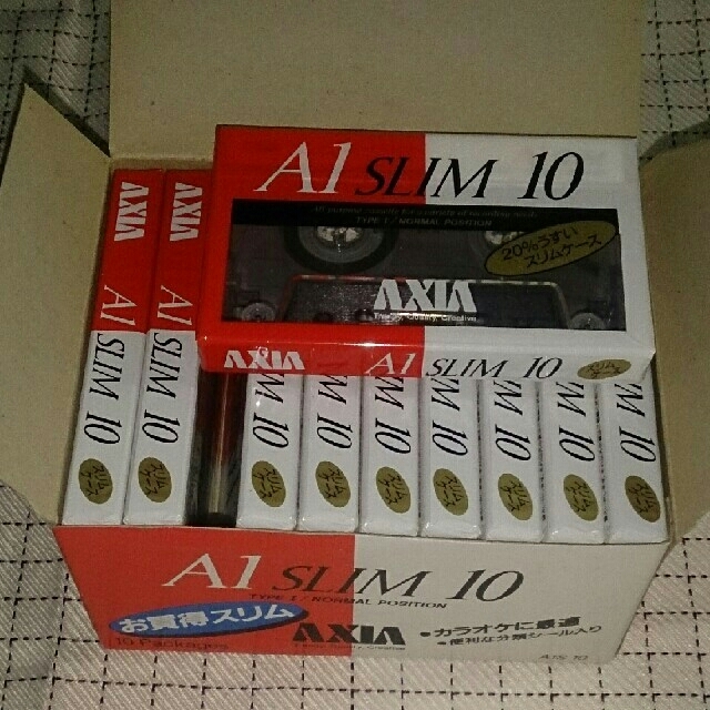 AXIA A1SLIM10 カセットテープ 90本セット