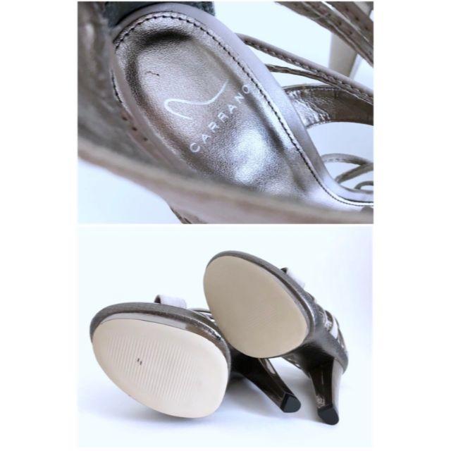 CARRANO(カラーノ)のカラーノ CARRANO ピンヒール レザー サンダル 36 約23.5cm レディースの靴/シューズ(ハイヒール/パンプス)の商品写真