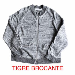 ティグルブロカンテ(TIGRE BROCANTE)のTIGRE BROCANTE  裏毛 ジップアップ(トレーナー/スウェット)