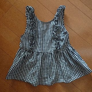 ザラ(ZARA)のZARA ギンガムチェック トップス(タンクトップ)