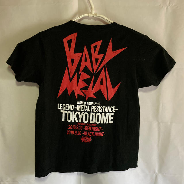 BABYMETAL(ベビーメタル)のBABYMETAL ツアーTシャツ M ④ メンズのトップス(Tシャツ/カットソー(半袖/袖なし))の商品写真