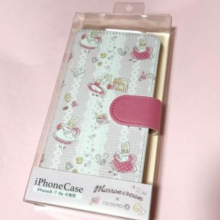 イッツデモ(ITS'DEMO)のマロンクリーム   サンリオ　手帳型iPhoneケース　スマホケース　(iPhoneケース)