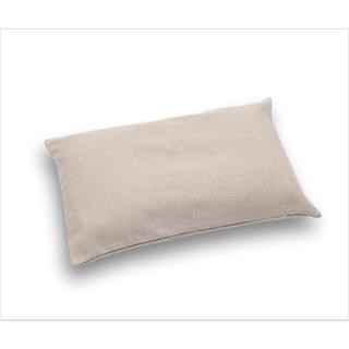天然麻100％枕カバー　63㎝×43㎝ ジッパータイプリネン(シーツ/カバー)
