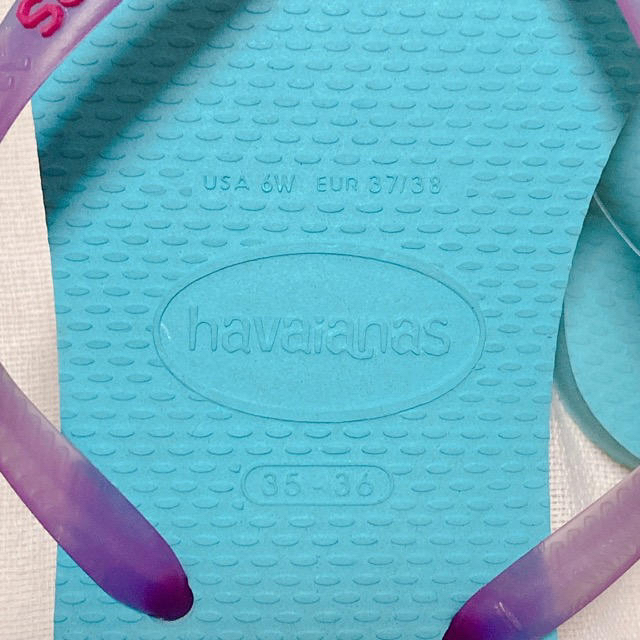 havaianas(ハワイアナス)の【新品】havaianas  Slim Logo Pop-up ビーチサンダル レディースの靴/シューズ(ビーチサンダル)の商品写真