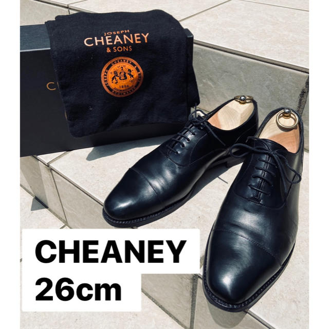 い出のひと時に、とびきりのおしゃれを！ - CHEANEY 週末価格❗️ 革靴　ビジネス UK7  【CHEANEY】チーニー　26cm ドレス/ビジネス