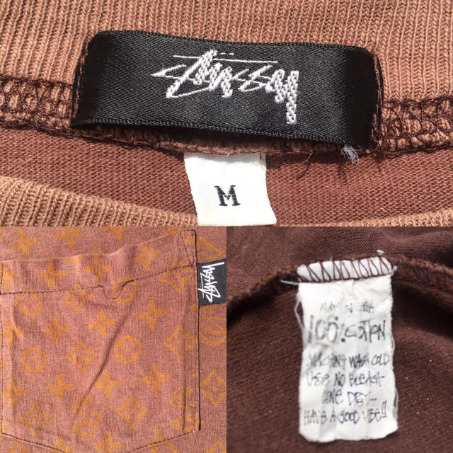 stussy モノグラム　Tシャツ　80's メンズのトップス(Tシャツ/カットソー(半袖/袖なし))の商品写真