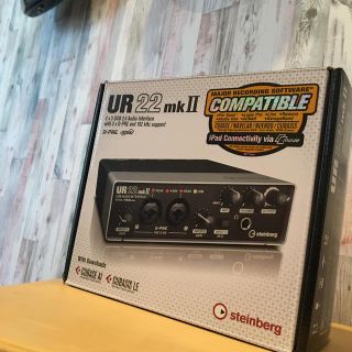 【オーディオインターフェイス】CUBASE UR22mkⅡ (オーディオインターフェイス)