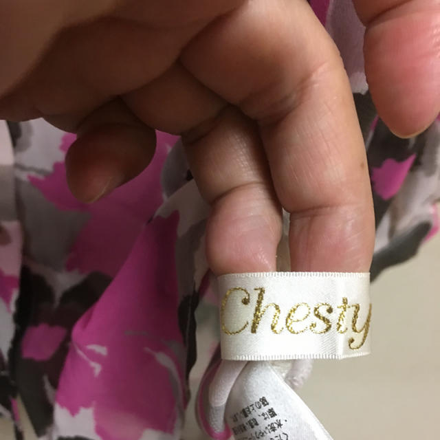 Chesty(チェスティ)の【美品】チェスティ シフォントップス レディースのトップス(シャツ/ブラウス(長袖/七分))の商品写真