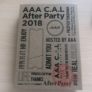 トリプルエー(AAA)のAAA CAL after party 2018 DVD(ミュージック)