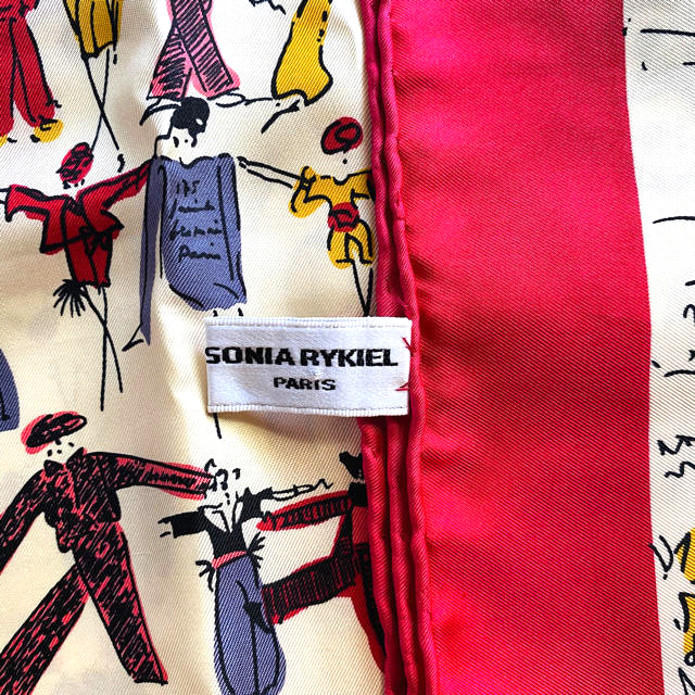 SONIA RYKIEL(ソニアリキエル)の【ヴィンテージ】（美品）ソニアリキエル  シルクスカーフ レディースのファッション小物(バンダナ/スカーフ)の商品写真