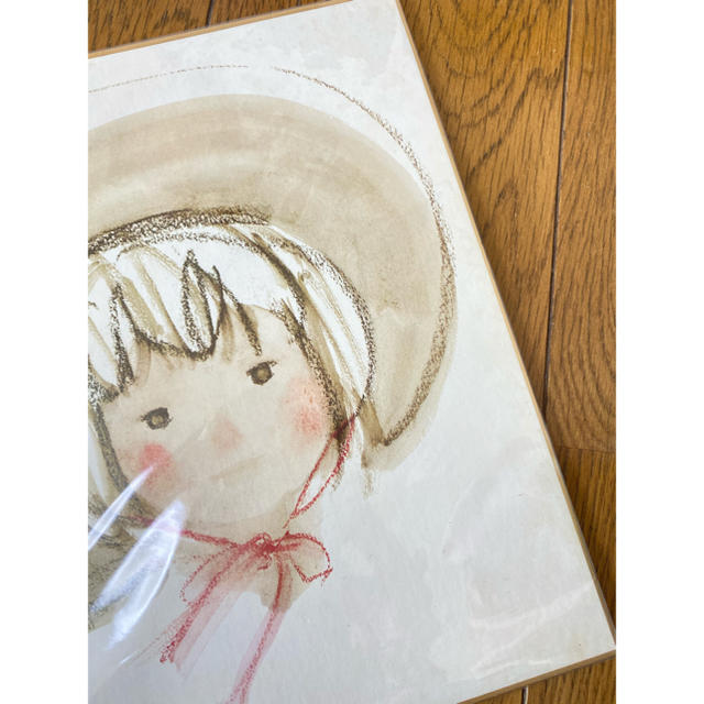 いわさきちひろ絵画と色紙3枚 いわさきちひろ 色紙 7713 麦わら帽子の通販 by shop,pipipi
