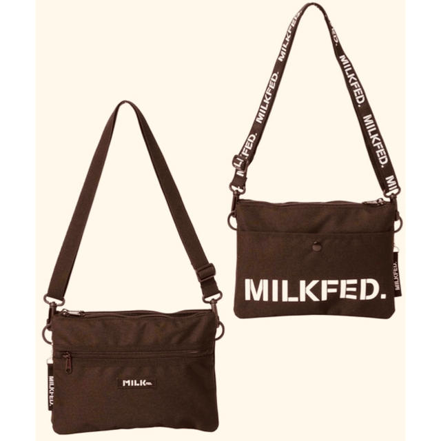 MILKFED.(ミルクフェド)のミルクフェド　ショルダーバッグ　サコッシュ   サコッシュバッグ　バッグ　かばん レディースのバッグ(ショルダーバッグ)の商品写真