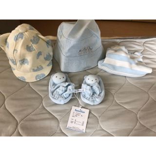 ベビーギャップ(babyGAP)の乳児帽子、靴セット(帽子)