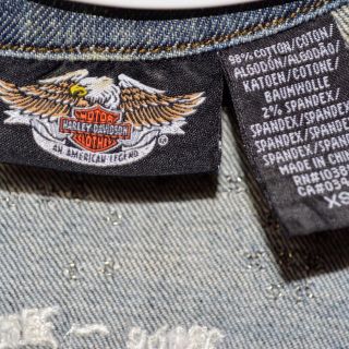Harley Davidson - 美品 ハーレーダビッドソンXSデニムジャケット G