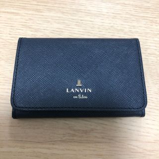 ランバンオンブルー(LANVIN en Bleu)のランバンブルー　名刺入れ(名刺入れ/定期入れ)