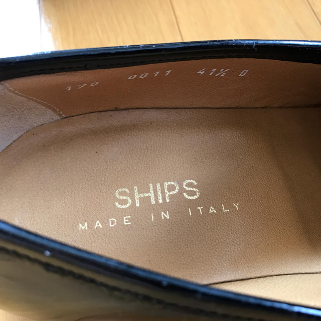 SHIPS(シップス)の【極美品】SHIPS エナメルコインローファー 25センチ レディースの靴/シューズ(ローファー/革靴)の商品写真