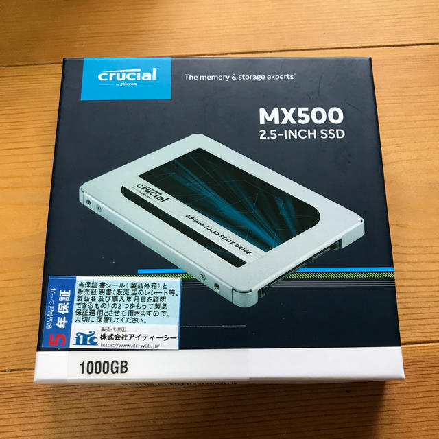 crucial SSD 1TB 新品未開封