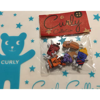 カーリーコレクション(Curly Collection)のカーリー☆USAボタン☆アメリカンフード(各種パーツ)