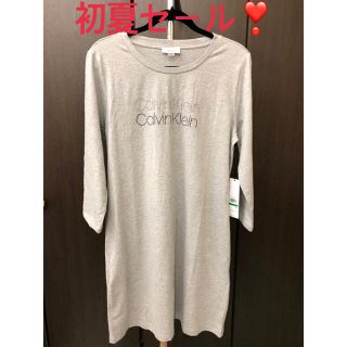 カルバンクライン(Calvin Klein)のk様専用　カルバンクライン　ロンT  ワンピース　ロングTシャツ　新品タグ付き(ひざ丈ワンピース)