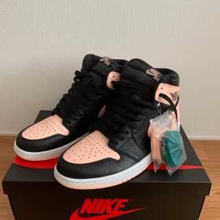 ナイキ(NIKE)のNIKE AIR JORDAN 1 RETRO HIGH OG ブラック×ピンク(スニーカー)