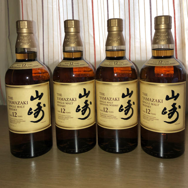 山崎ウイスキー12年　4本酒