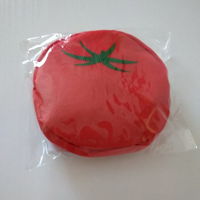 トマト型折り畳みエコバッグ レディースのバッグ(エコバッグ)の商品写真