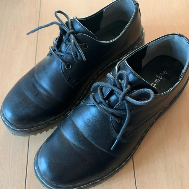 Dr.Martens(ドクターマーチン)のマニッシュシューズ　ドクターマーチン風　3ホール レディースの靴/シューズ(ローファー/革靴)の商品写真