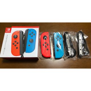 ニンテンドースイッチ(Nintendo Switch)の 【任天堂純正品】Joy-Con (L) ネオンレッド/ (R) ネオンブルー(その他)