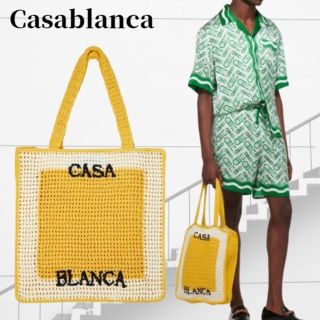 ジルサンダー(Jil Sander)の新品　定価52800円casablanca カサブランカ クロシェ トートバッグ(トートバッグ)