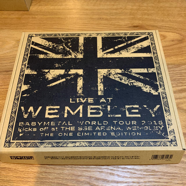 BABYMETAL LIVE AT WEMBLEY ARENA 限定版 【返品不可】 8160円 www