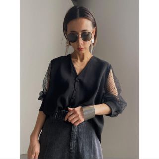 アメリヴィンテージ(Ameri VINTAGE)の【Ameri VINTAGE】2WAY DOT SLEEVE BLOUSE(シャツ/ブラウス(長袖/七分))