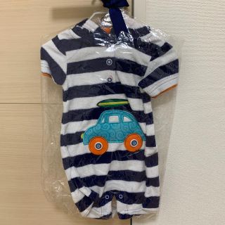 マッドパイ(Mud Pie)のマッドパイ　mudpie ロンパース　0ー6ヶ月ベビー服 60 オシャレ 新品(ロンパース)