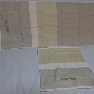 カルバンクライン(Calvin Klein)のカルバン・クライン ダブルガーゼタオル 2枚セット(タオル/バス用品)