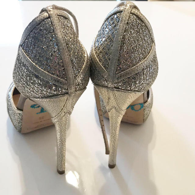 JIMMY CHOO - ジミーチュウ グリッターパンプス 36号 23センチ JIMMY CHOO - ジミーチュウ グリッターパンプス 36号 23センチ
