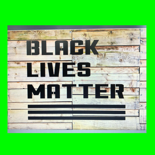 ステンシルシート　black lives matter ③ ハンドメイドの素材/材料(型紙/パターン)の商品写真