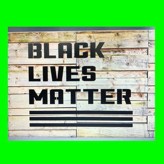 ステンシルシート　black lives matter ③(型紙/パターン)