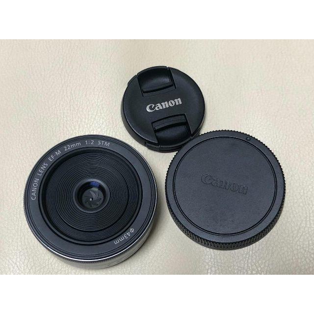 極美品 Canon M用レンズ EF-M 22mm F2 STM