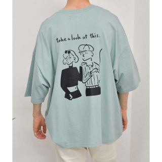 ニードルス(Needles)のkutir Tシャツ　ライトブルー(Tシャツ/カットソー(半袖/袖なし))