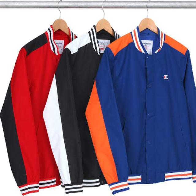 champion supreme warm up jacket